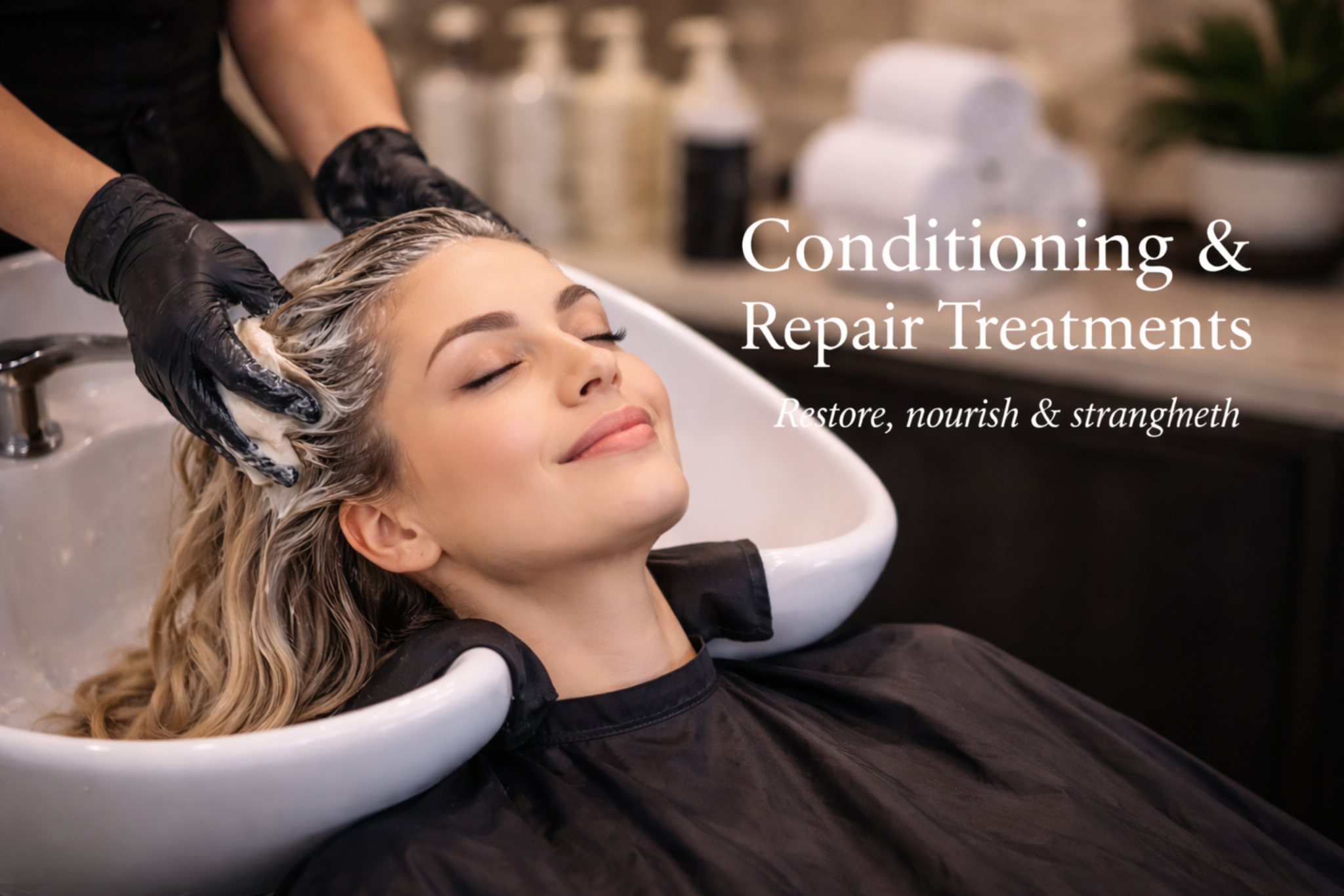 Conditioning and repair hair treatments